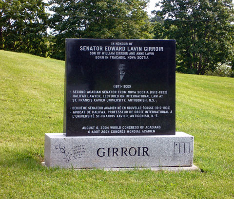 Senator Edward Lavin Girroir monument