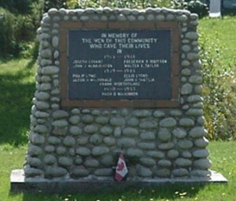 Eureka Cenotaph - click here for a closer view.