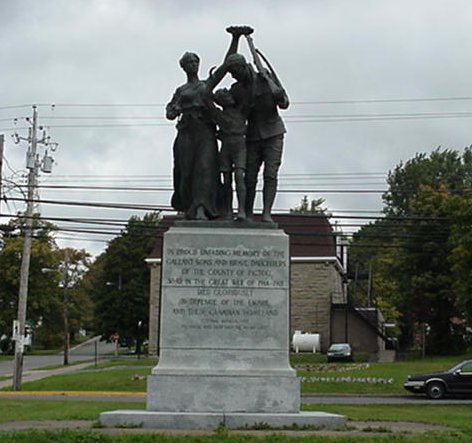 Pictou War Cenotaph - Click here for a closer view.
