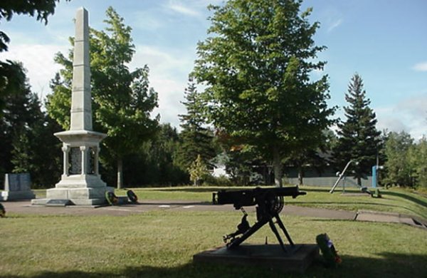 Thorburn Cenotaphs- click here for a closer view.
