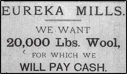 Eureka Mills ad