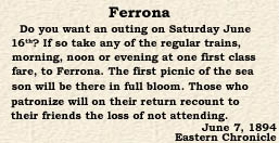 trains to Ferrona