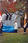 Unvieling of Twin 4inch MK XIX