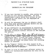 Machine Tool Operation Class for Women