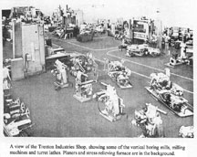 A view of the Trenton Industries Shop