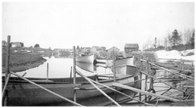 Before construction of floating docks