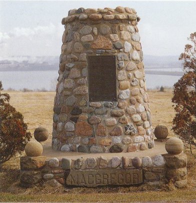 Stone MacGregor cairn