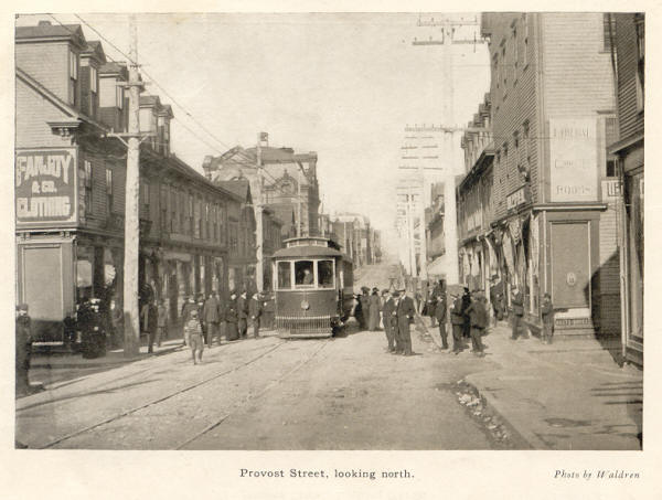 Provost St. looking north