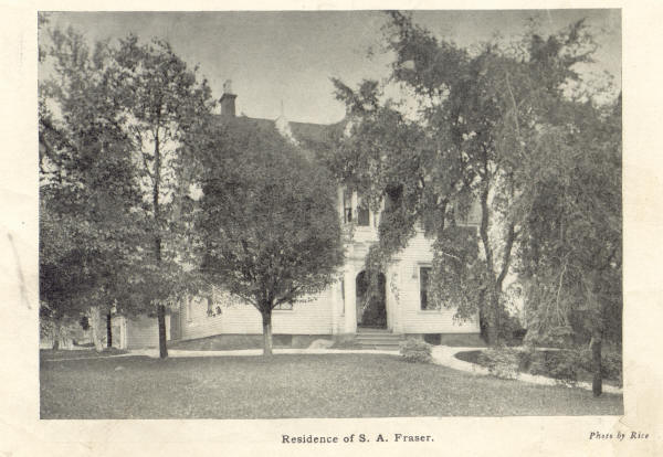 Residence of S. A. Fraser