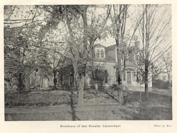 Residence of Senator Carmichael