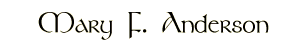 Mary F. Anderson